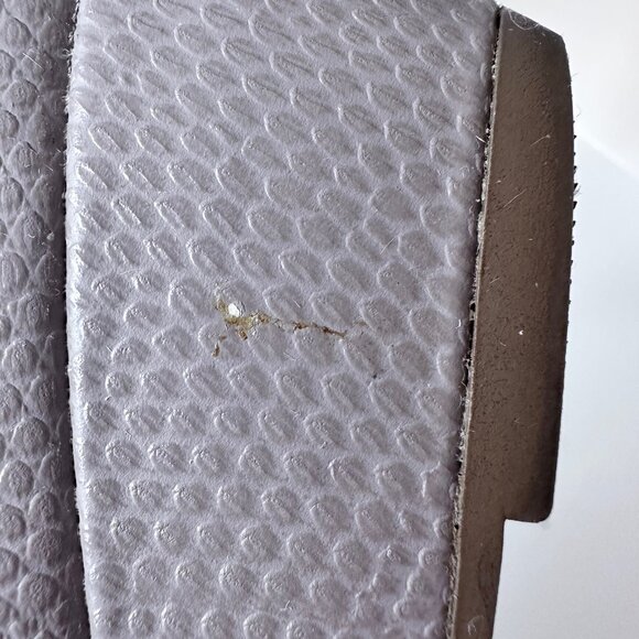 Neutral Textured Peep-Toe Wedge Size 6.5. From CL by Laundry - Picture 8 of 8